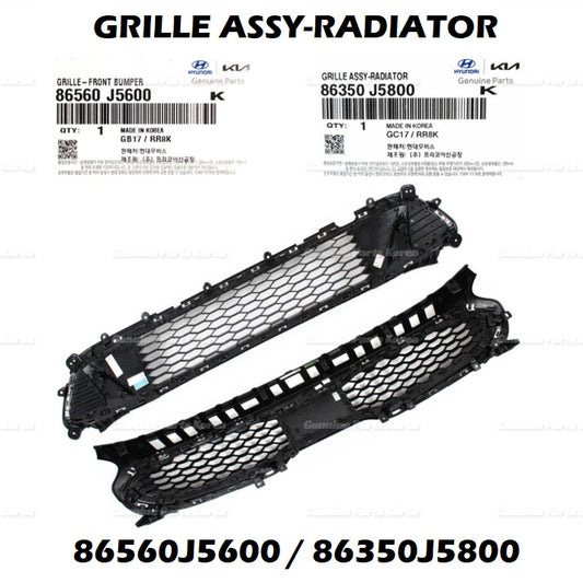 ⭐Genuine⭐ Radiator Grille & Lower Grille 2P 1Set for Kia Stinger GT 3.3L 18-21