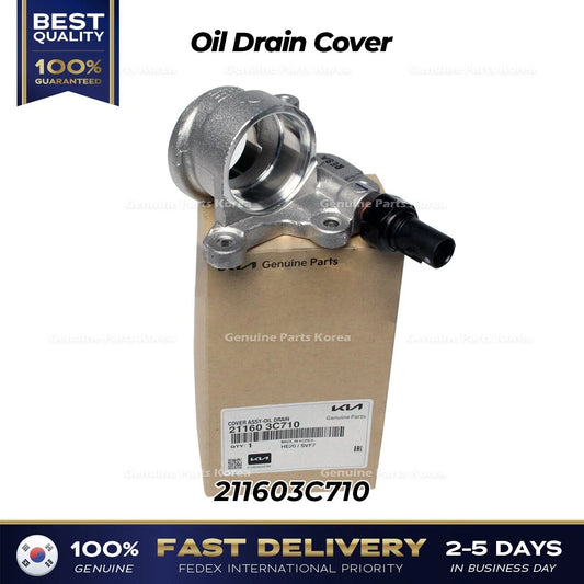 ⭐Genuine⭐ Oil Drain Cover 211603C710 for Hyundai Azera Kia Cadenza