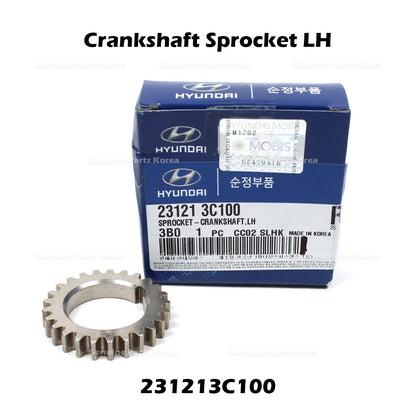 Genuine Crankshaft Sprocket LH 231213C100 for Hyundai Santa Fe Kia Sorento