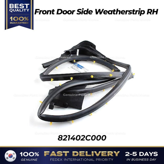 ⭐Genuine⭐ Front Door Side Weatherstrip RH 821402C000 for Hyundai Tiburon