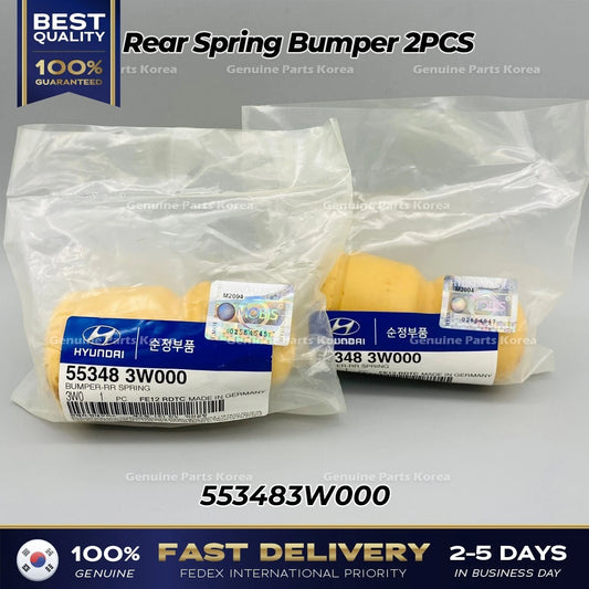 ⭐Genuine⭐ Rear Spring Bumper 2PCS 553483W000 for Hyundai Tuscon Kia Sportage
