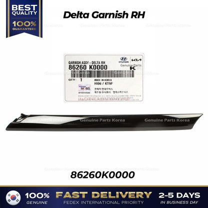 Genuine Delta Garnish RH 86260K0000 for Kia Soul