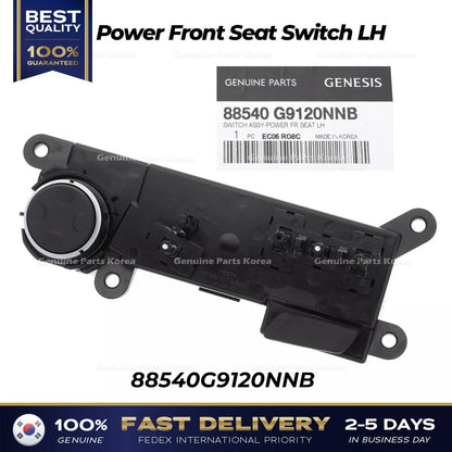 Genuine Power Front Seat Switch LH 88540G9120NNB for Hyundai Genesis G70