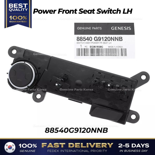 ⭐Genuine⭐ Power Front Seat Switch LH 88540G9120NNB for Hyundai Genesis G70