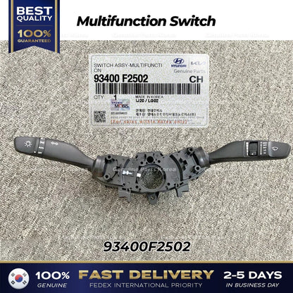Genuine Multifunction Switch 93400F2502 for Hyundai Elantra