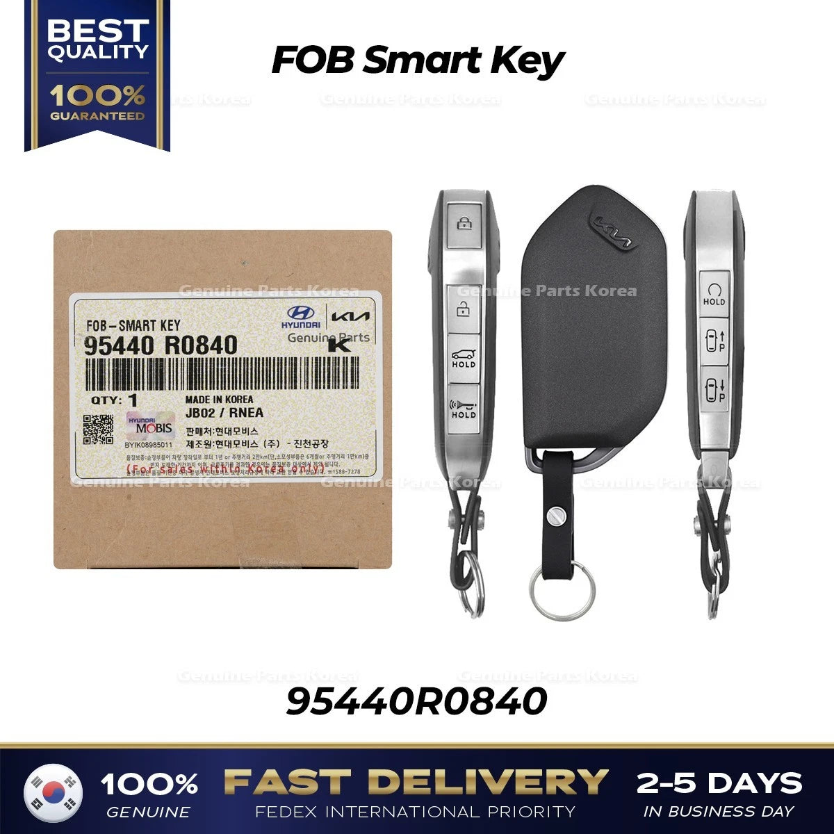 ⭐Genuine⭐ FOB Smart Key 95440R0840 for Kia Carnival