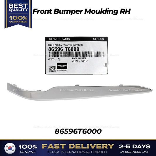 ⭐Genuine⭐ Front Bumper Moulding RH 86596T6000 for Hyundai Genesis GV80