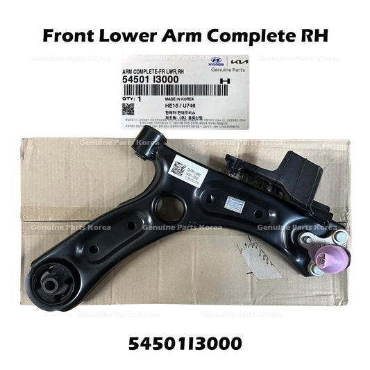 ⭐Genuine⭐ Front Lower Arm Complete RH 54501I3000 for Hyundai Kona N