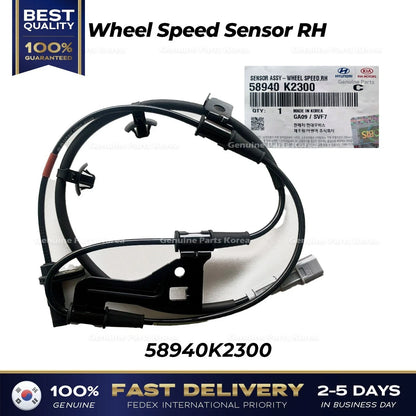 Genuine Wheel Speed Sensor RH 58940K2300 for Hyundai Venue