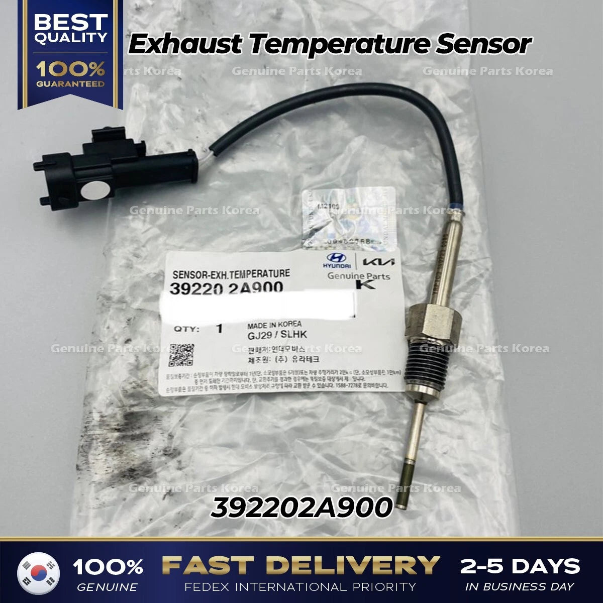 ⭐Genuine⭐ Exhaust Temperature Sensor 392202A900 for Kia Carens
