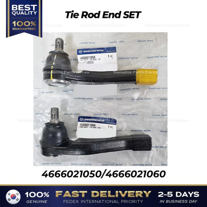 Genuine Tie Rod End SET 4666021050 4666021060 for Ssangyong Rodius Turismo