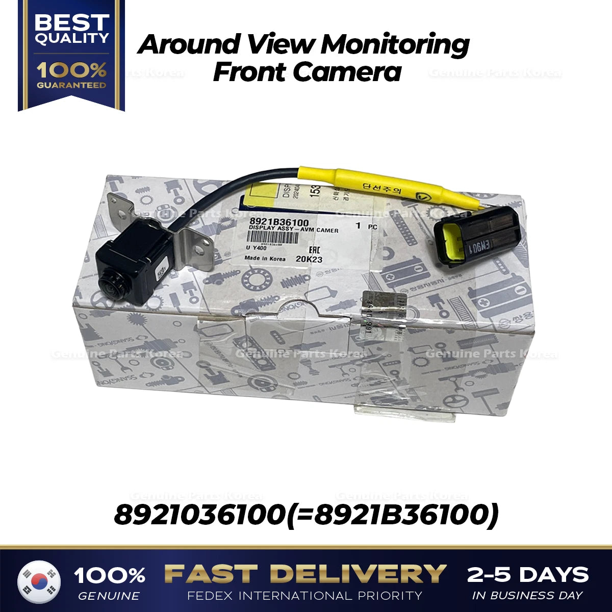 ⭐Genuine⭐ Around View Monitoring Front Camera 8921036100 for Ssangyong Rexton G4
