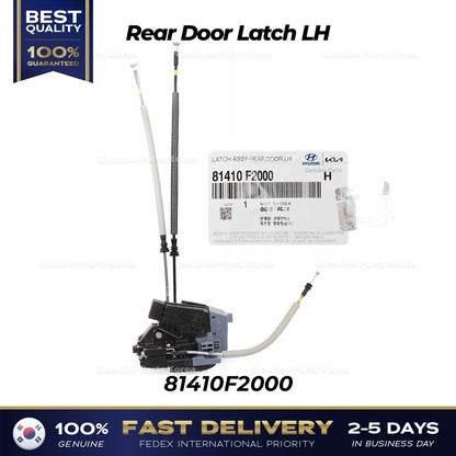 Genuine Rear Door Latch LH 81410F2000 for Hyundai Elantra