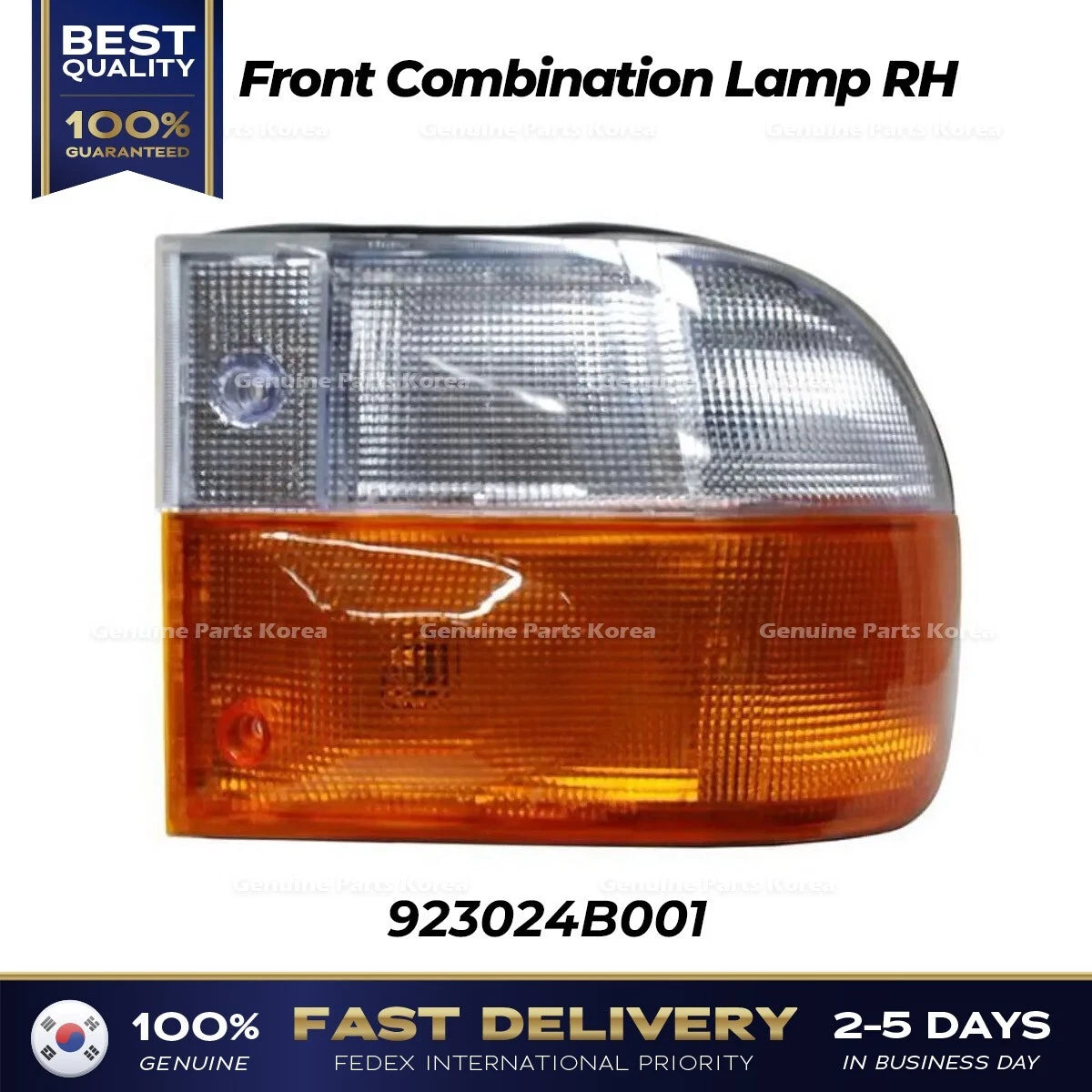 ⭐Genuine⭐ Front Combination Lamp RH 923024B001 for Hyundai Porter H100