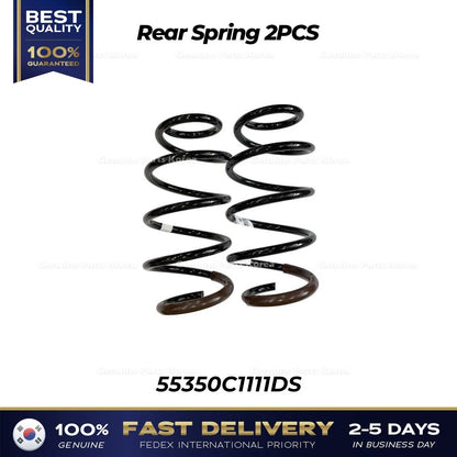 Genuine Rear Spring 2PCS 55350C1111DS for Hyundai Sonata