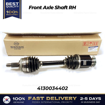 Genuine Front Axle Shaft RH 4130034402 for Ssangyong Korando C