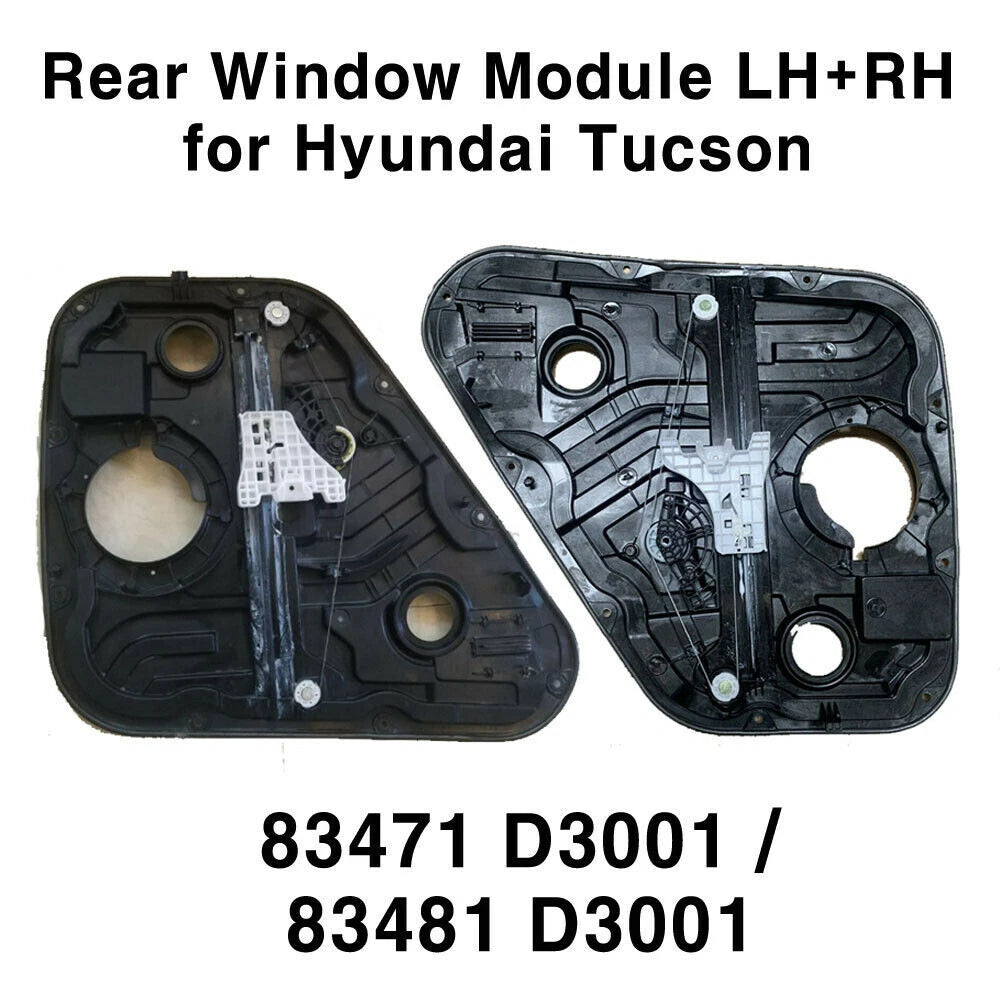 OEM Rear Power Window Regulator & Motor LH RH 4P Set for Hyundai Tucson 16-20