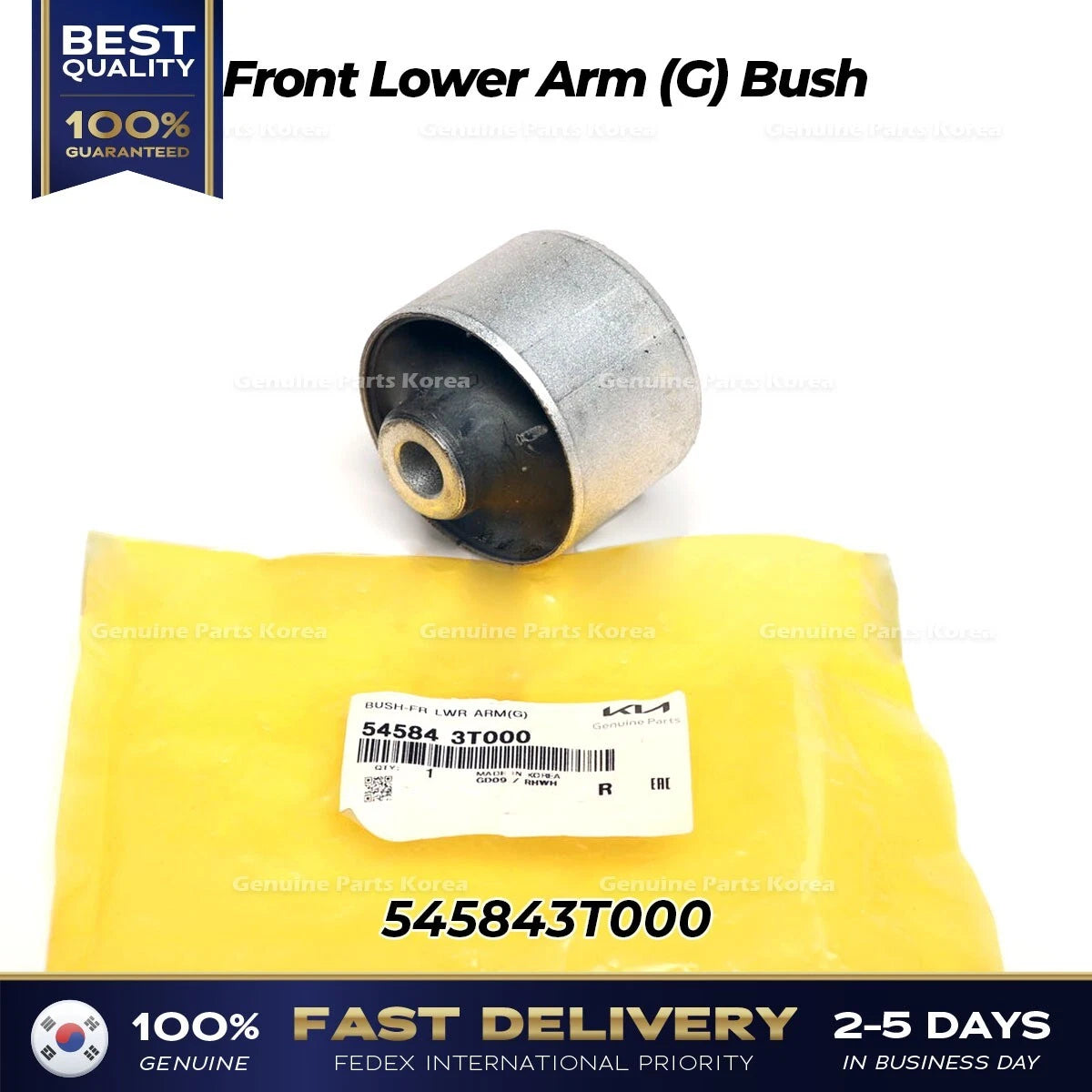 ⭐Genuine⭐ Front Lower Arm (G) Bush 545843T000 for Hyundai Equus Genesis Kia K900