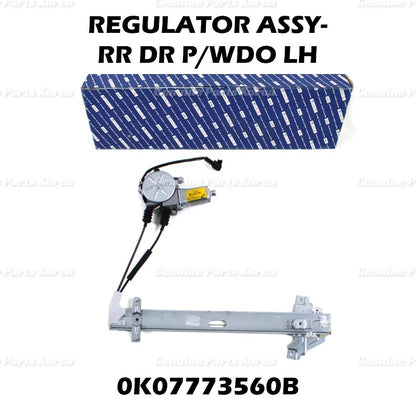 Genuine Window Regulator Rear LH 0K07773560B for Kia Sportage 2001-2002