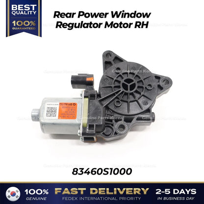 Genuine Rear Power Window Regulator Motor RH 83460S1000 for Hyundai Santa Fe