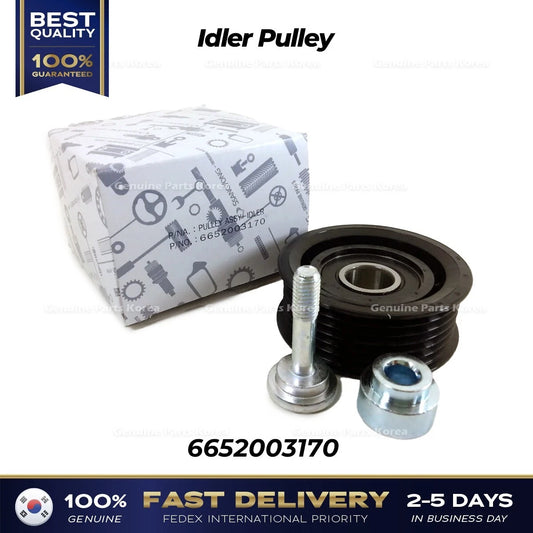 Genuine Idler Pulley 6652003170 for Ssangyong Musso Korando Rexton