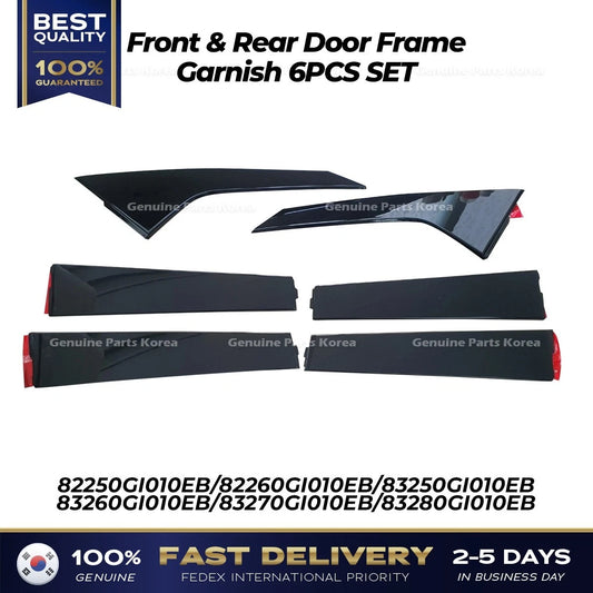 ⭐Genuine⭐ Front & Rear Door Frame Garnish 6PCS SET for Hyundai Ioniq 5