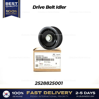 Genuine Drive Belt Idler 2528825001 for Hyundai Sonata Tucson Kia Forte