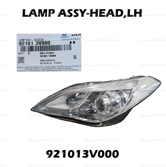 ⭐Genuine⭐ Front Head Light Lamp LH Assy 921013V000 for Hyundai Azera 2012-2018