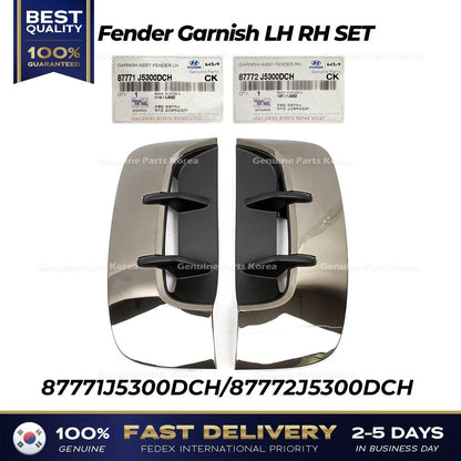 Genuine Fender Garnish LH RH SET for Kia Stinger