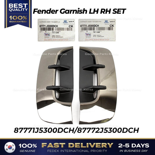 ⭐Genuine⭐ Fender Garnish LH RH SET for Kia Stinger