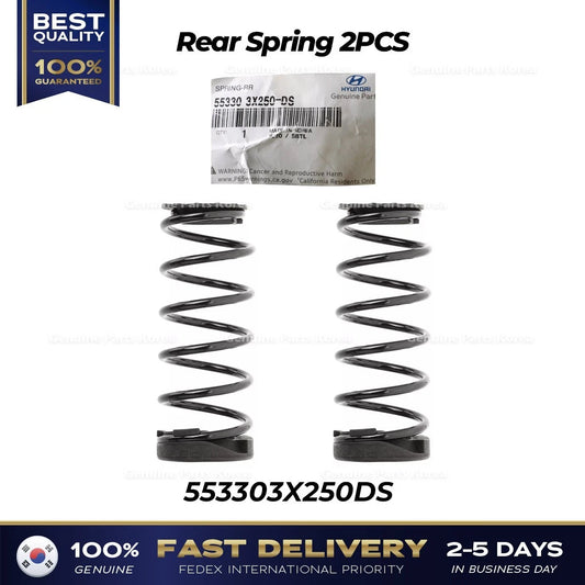 ⭐Genuine⭐ Rear Spring 2PCS 553303X250DS for Hyundai Elantra
