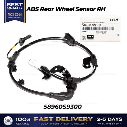 Genuine ABS Rear Wheel Sensor RH 58960S9300 for Hyundai Palisade