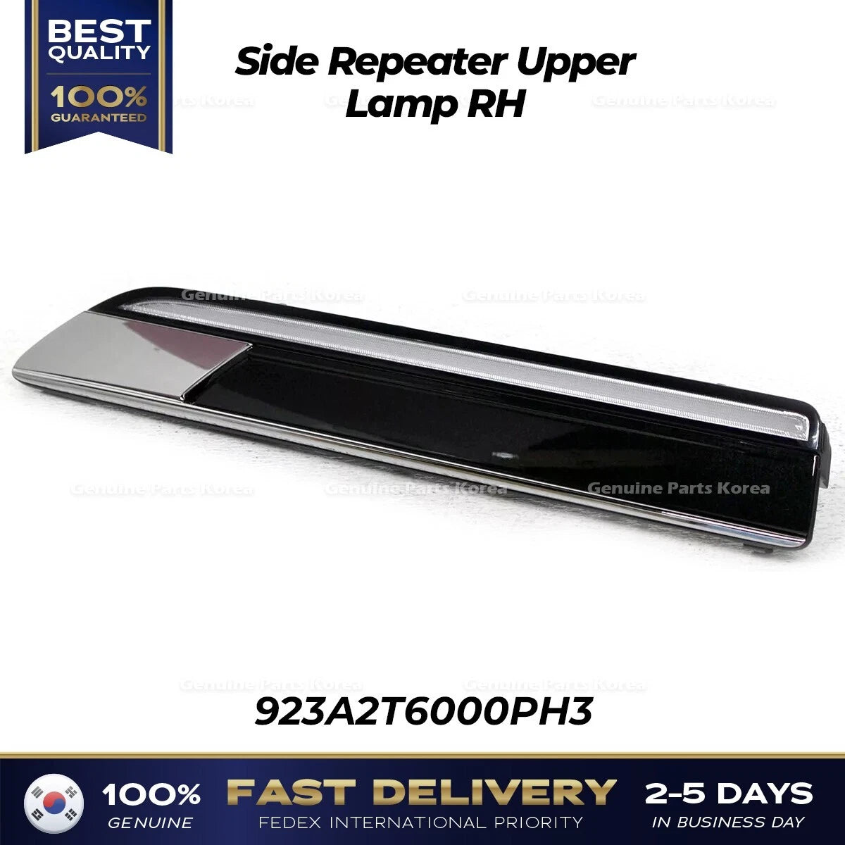 ⭐Genuine⭐ Side Repeater Upper Lamp RH 923A2T6000PH3 for Hyundai Genesis GV80