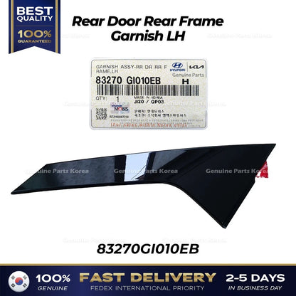 Genuine Rear Door Rear Frame Garnish LH 83270GI010EB for Hyundai Ioniq 5