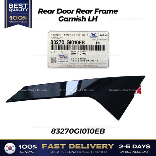 ⭐Genuine⭐ Rear Door Rear Frame Garnish LH 83270GI010EB for Hyundai Ioniq 5