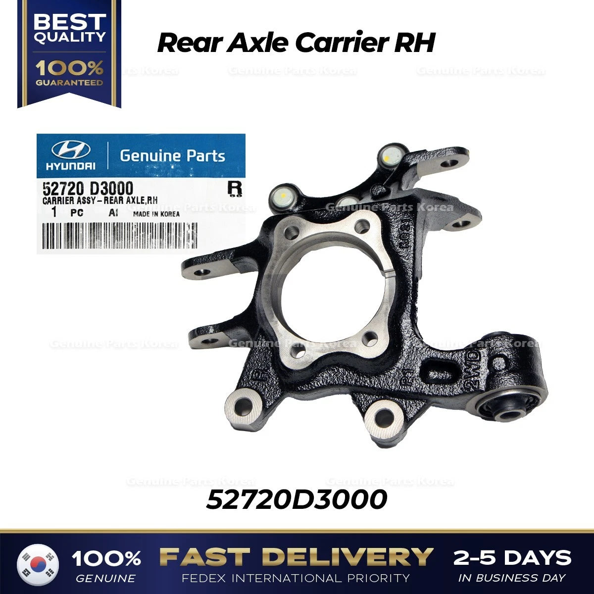 ⭐Genuine⭐ Rear Axle Carrier RH 52720D3000 for Hyundai Tucson