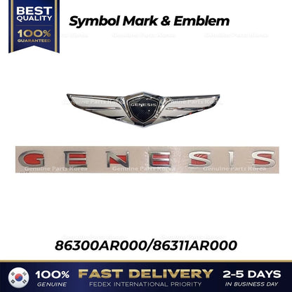 Genuine Symbol Mark & Emblem 86300AR000 86311AR000 for Hyundai Genesis GV70