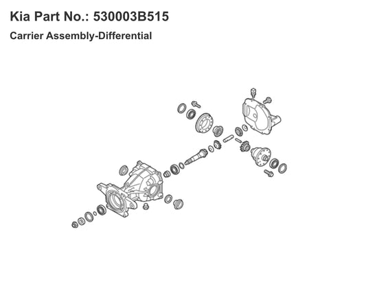⭐Genuine⭐ CARRIER & COUPLING ASSY 2P Set for Santa Fe Tucson Sorento Sportage