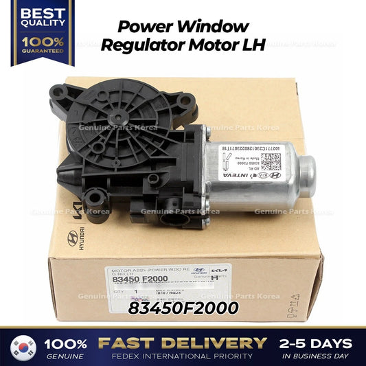 ⭐Genuine⭐ Power Window Regulator Motor LH 83450F2000 for Hyundai Elantra