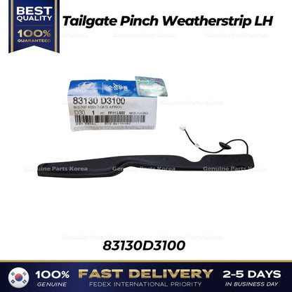 Genuine Tailgate Pinch Weatherstrip LH 83130D3100 for Hyundai Tucson