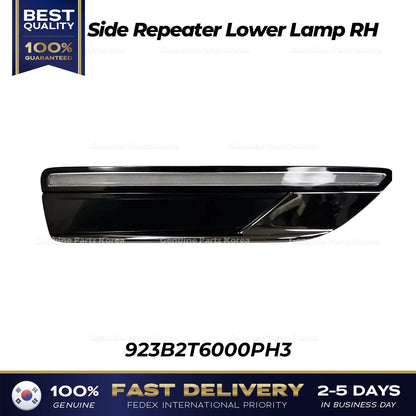 Genuine Side Repeater Lower Lamp RH 923B2T6000PH3 for Hyundai Genesis GV80