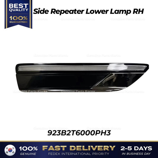 ⭐Genuine⭐ Side Repeater Lower Lamp RH 923B2T6000PH3 for Hyundai Genesis GV80