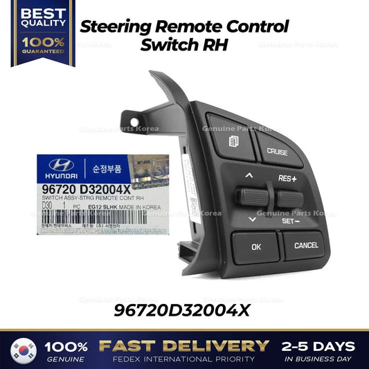 ⭐Genuine⭐ Steering Remote Control Switch RH 96720D32004X for Hyundai Tucson