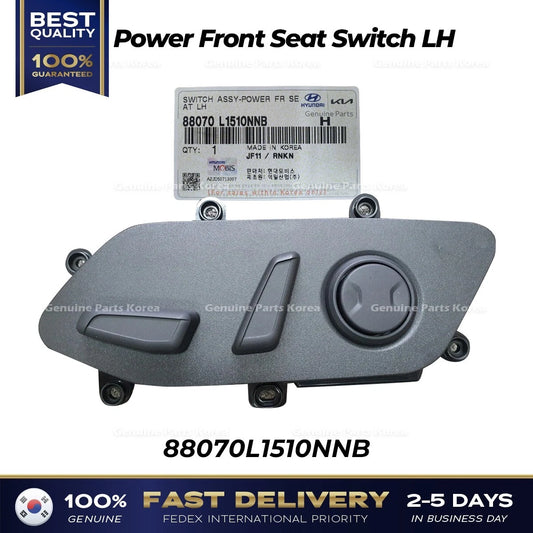 ⭐Genuine⭐ Power Front Seat Switch LH 88070L1510NNB for Hyundai Elantra