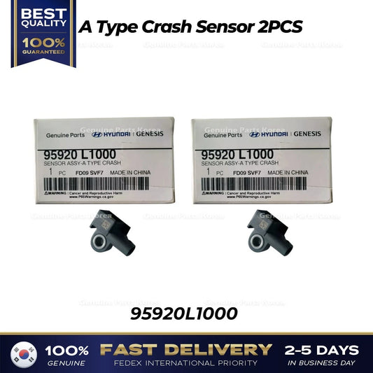 ⭐Genuine⭐ A Type Crash Sensor 2PCS 95920L1000 for Hyundai Genesis Kia
