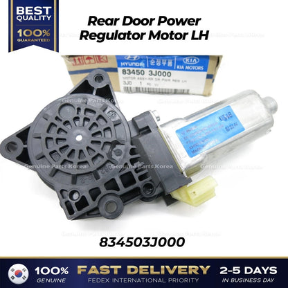 Genuine Rear Door Power Regulator Motor LH 834503J000 for Hyundai Elantra