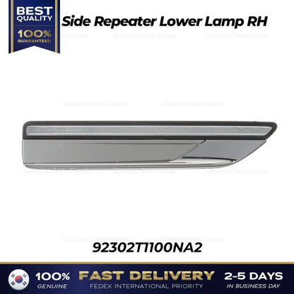 Genuine Side Repeater Lower Lamp RH 92302T1100NA2 for Hyundai Genesis G80