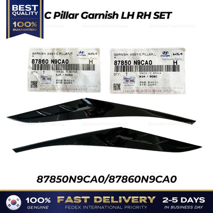 Genuine C Pillar Garnish LH RH SET 87850N9CA0 87860N9CA0 for Hyundai Tucson