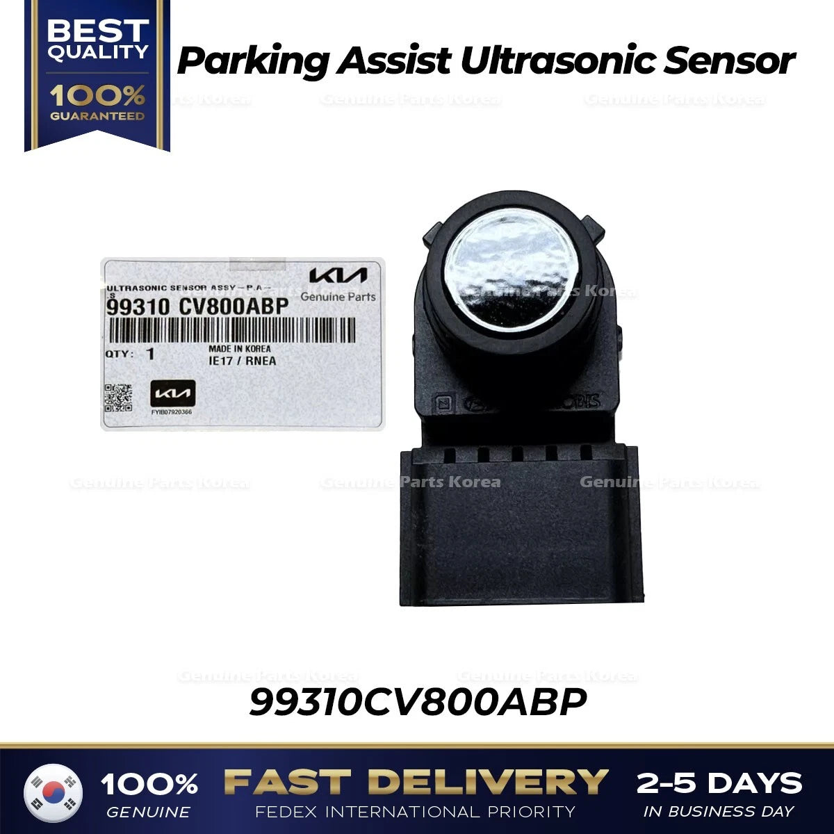 ⭐Genuine⭐ Parking Assist Ultrasonic Sensor 99310CV800ABP for Kia EV6