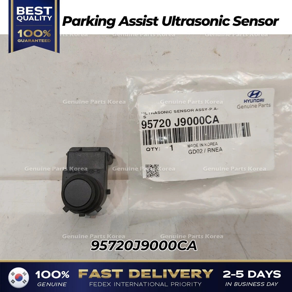 ⭐Genuine⭐ Parking Assist Ultrasonic Sensor 95720J9000CA for Hyundai Kona